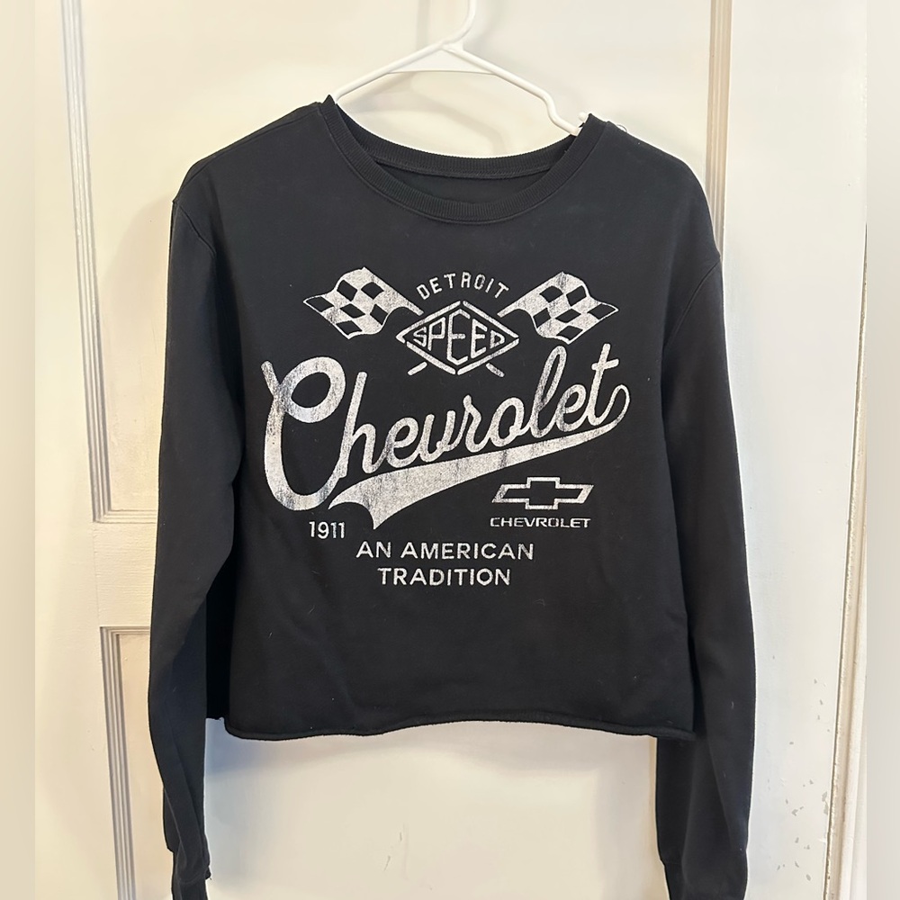Chevrolet cropped sweatshirt